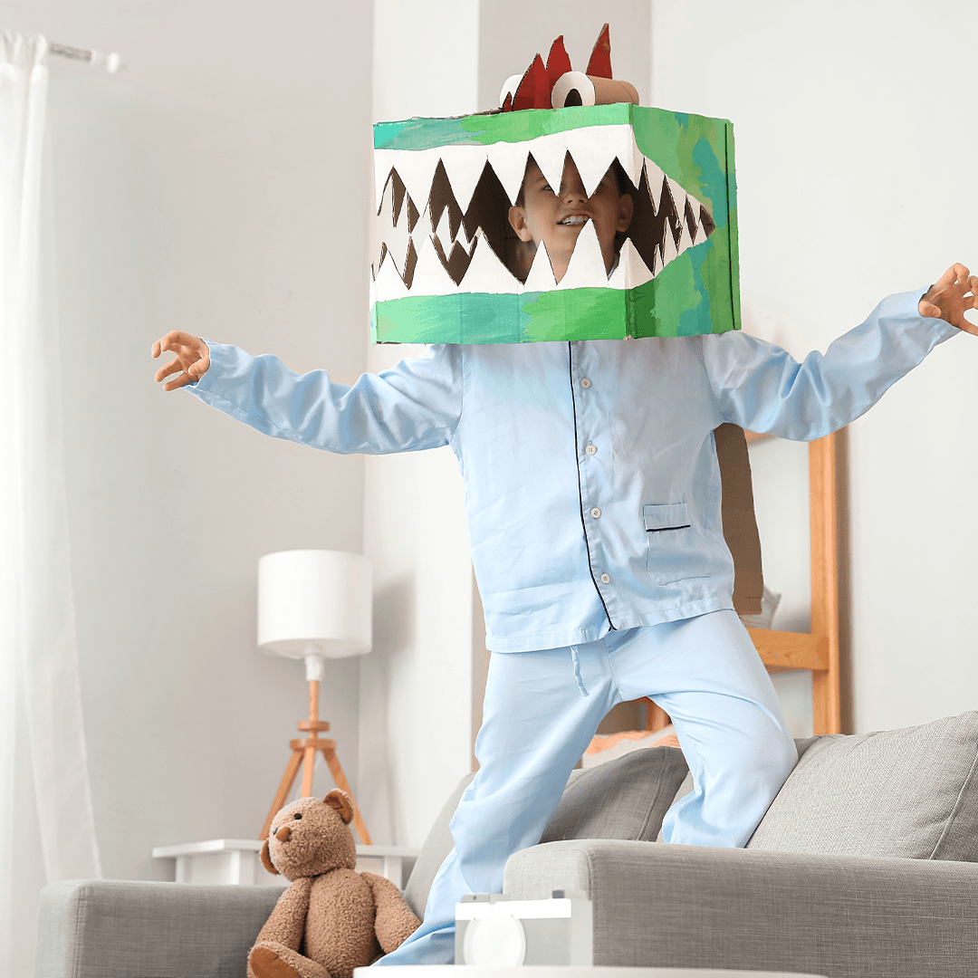 indoor activities for kids – cardboard crafts at home